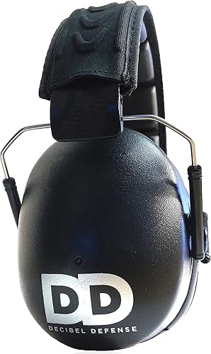 DECIBEL DEFENSE Orejeras de seguridad profesional 37dB NRR - La protección auditiva más alta y más cómoda para disparos y uso industrial, la mejor
