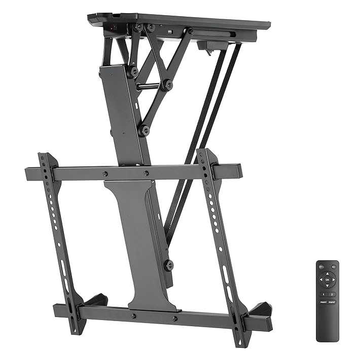Buy Electric Motorised Ceiling TV Mount with Remote Control (Flip Down