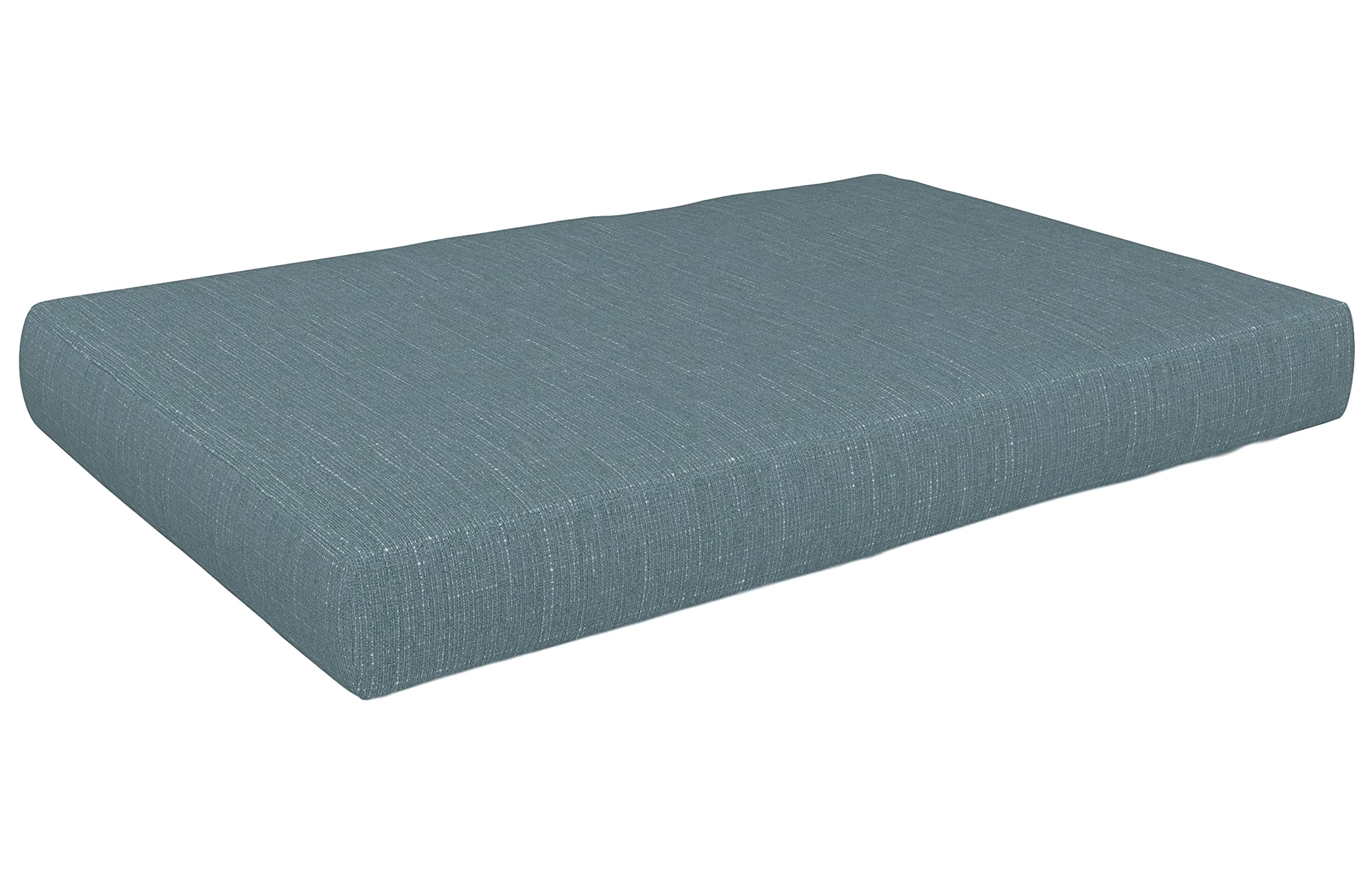 POKAR Euro Pallet Seating Set of 2: 1x seat cushion 120x80cm + 1x back cushion 120x40cm, cold foam, removable covers, Home Garden Furniture DIY, indoor outdoor pillow, without pallets, Beige — view 86