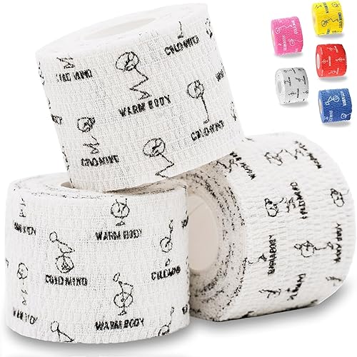 WARM BODY COLD MIND Cinta de pulgar de levantamiento de pesas de 1.85 pulgadas, cinta de agarre de gancho para levantamiento de pesas, entrenamiento