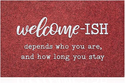 Tapete de bienvenida grande de perfil bajo para puerta delantera, tapete de goma antideslizante, absorbente, resistente a la suciedad, para entrada,