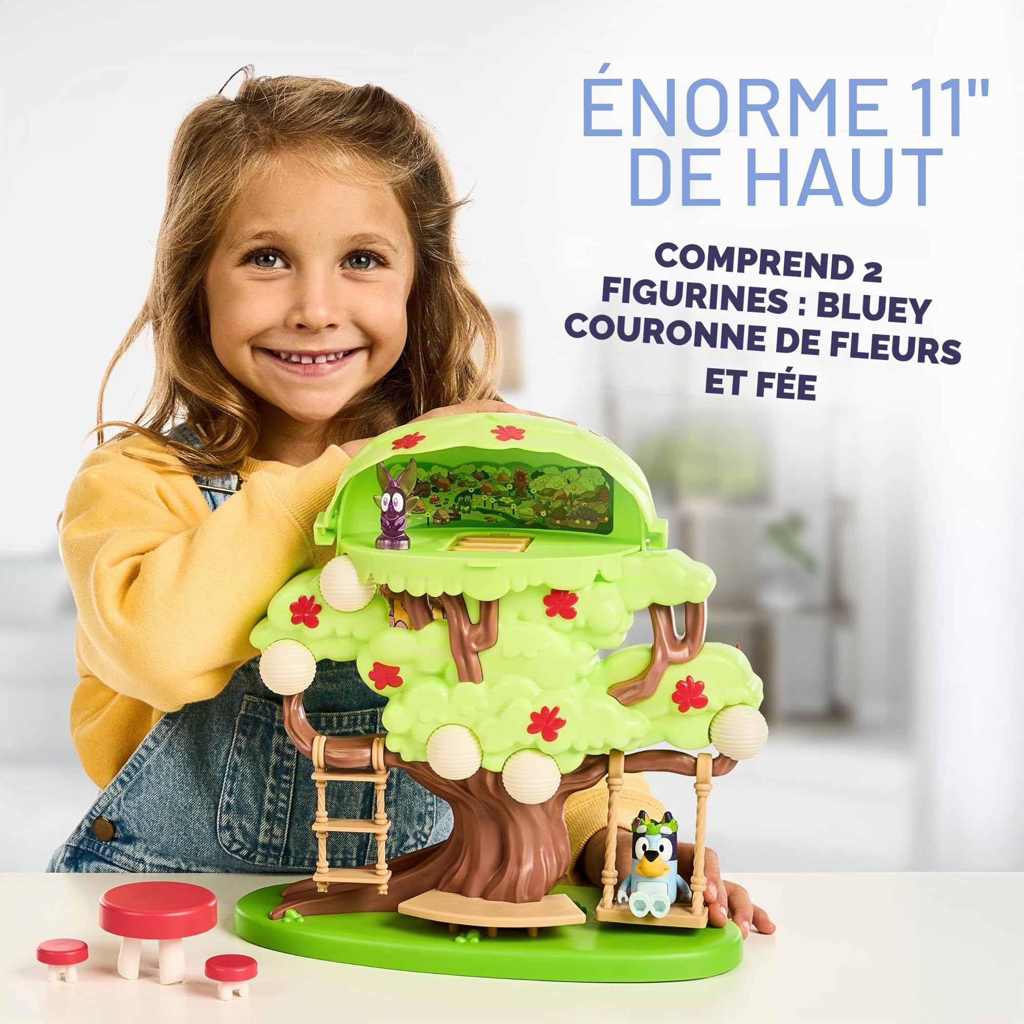 Bluey 17529 Arbre de Jeu Vert Taille M