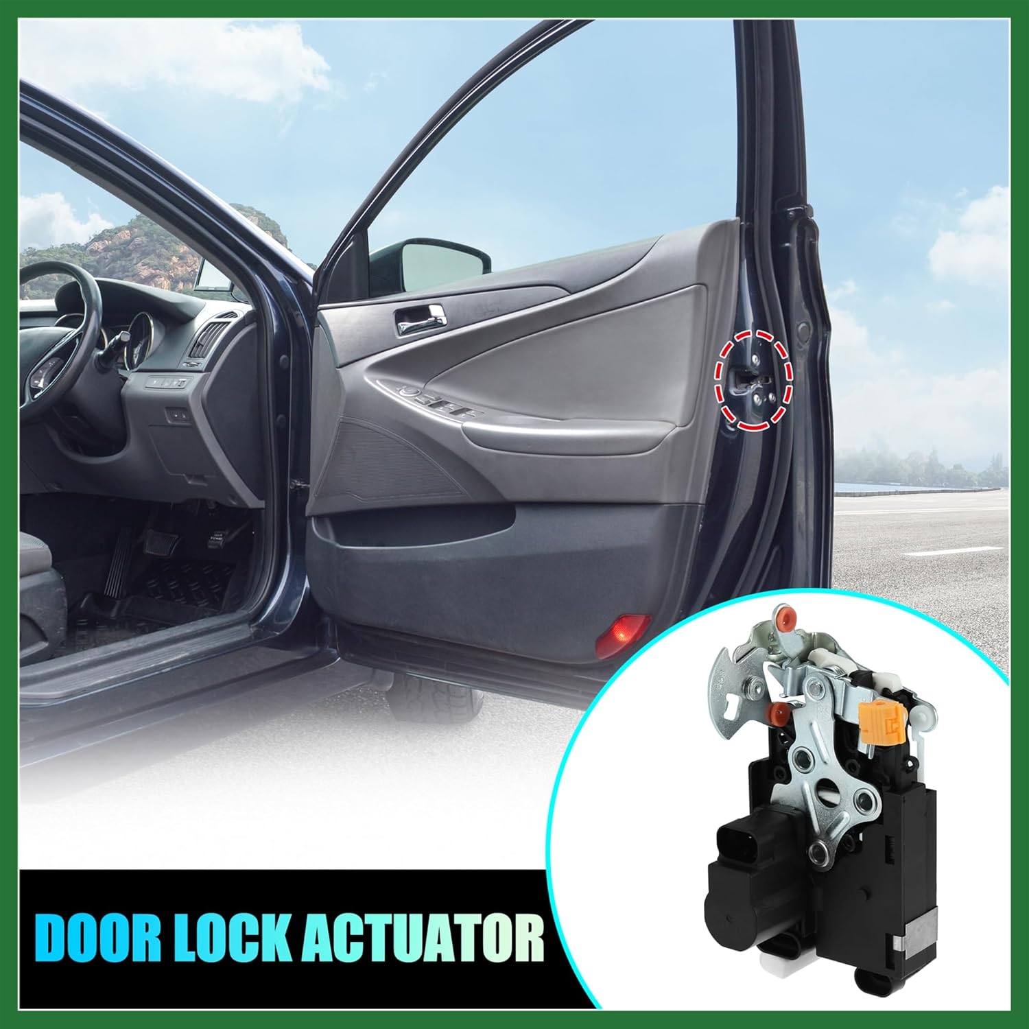 Motoforti 931-319 Front Right Passenger Side Door Lock Latch Actuator W/Keyless Entry for Cadillac Escalade for Chevy Silverado for GMC Sierra 15053682 Long-lasting