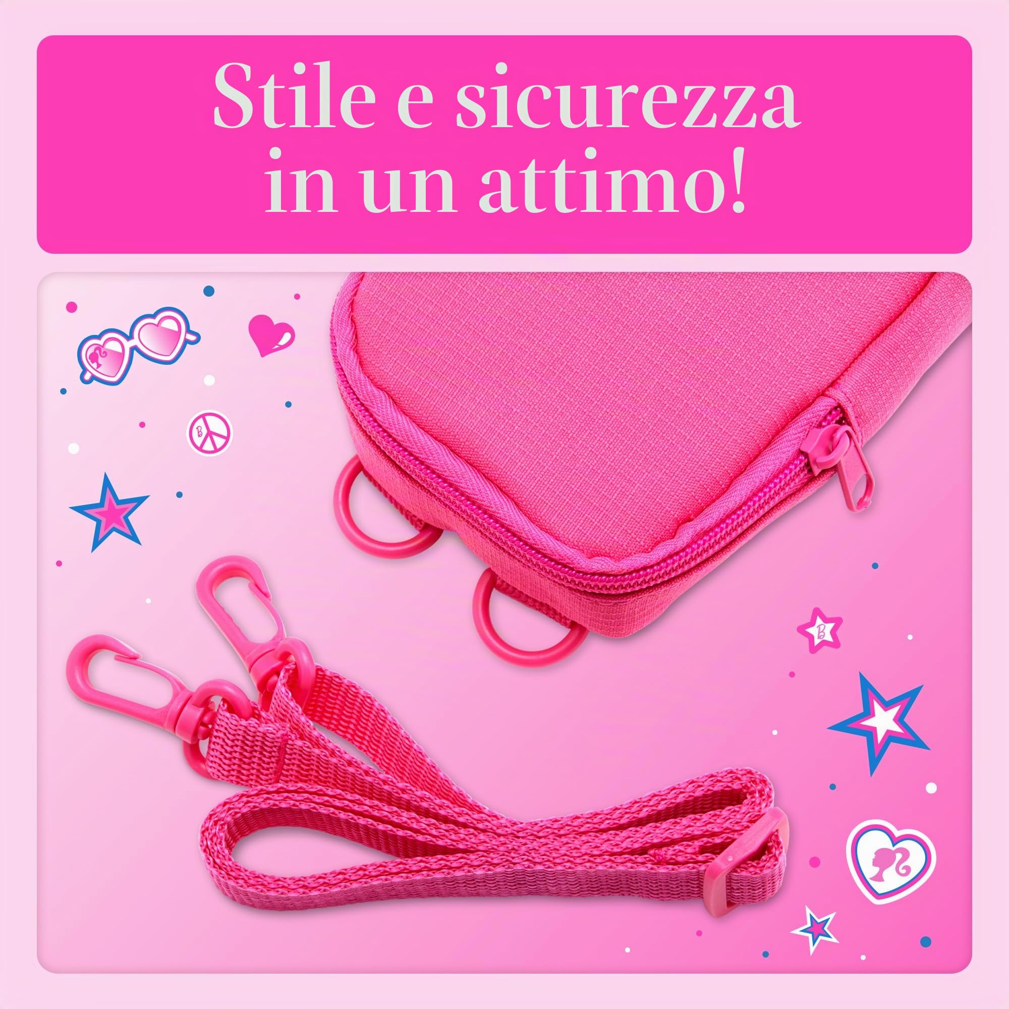 KODAK Barbie Step Slim Stampante Portatile e Wireless per Foto Istantanee (Stile Iconico), Custodia Delue per Fotocamera Barbie, Album Fotografico Barbie, Carta Zink (20 Fogli)