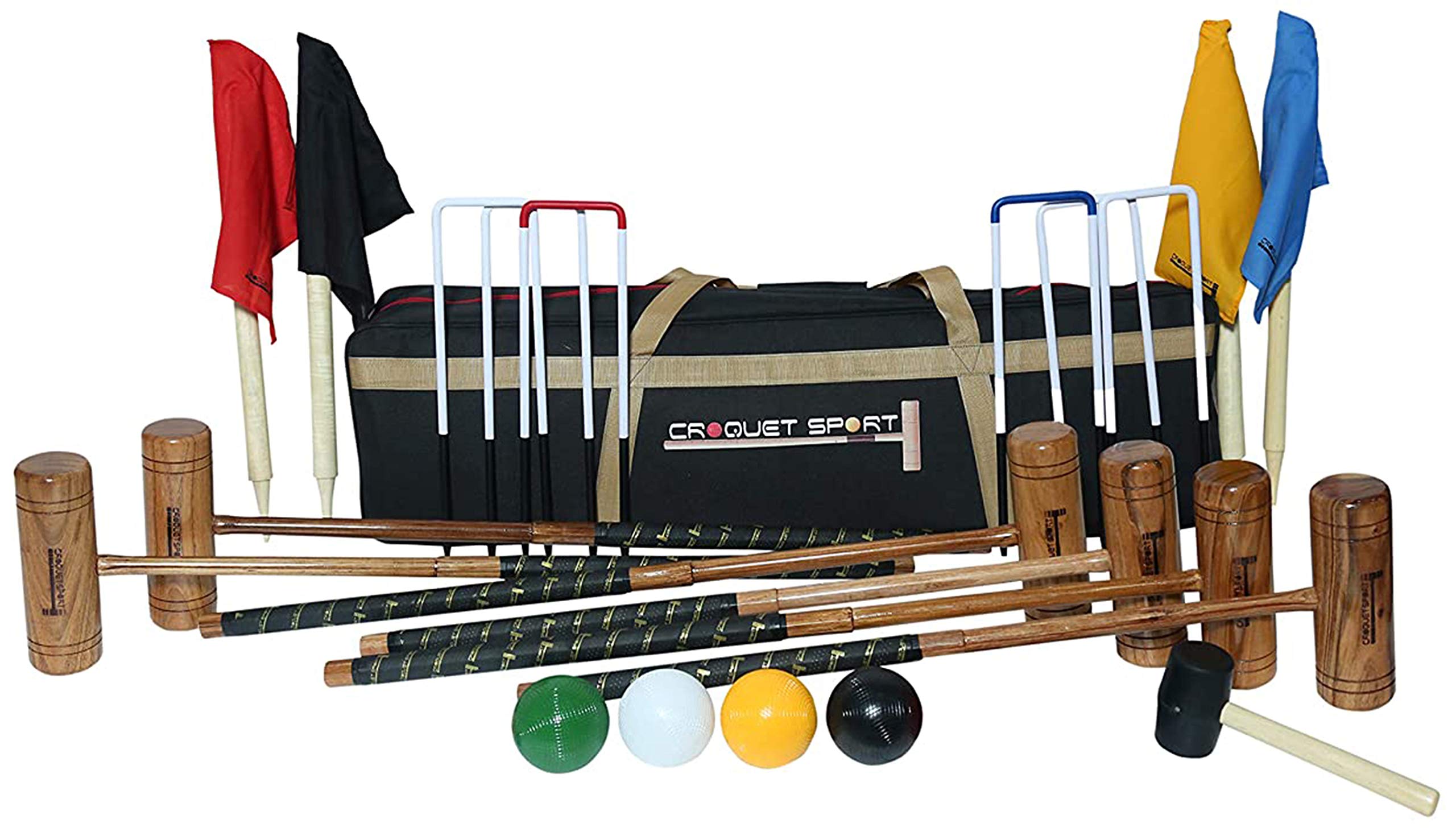 Synco Croquet Sport Diamond Croquet Set 6 Player,Professional Set with Croquet Balls and acessories (38 INCH) for Adult, Perfect for Lawn, Backyard, Parks and Gardens for Fun and Professional Games. (B08QFNJ5QD) Amazon Price History, Amazon Price Tracker