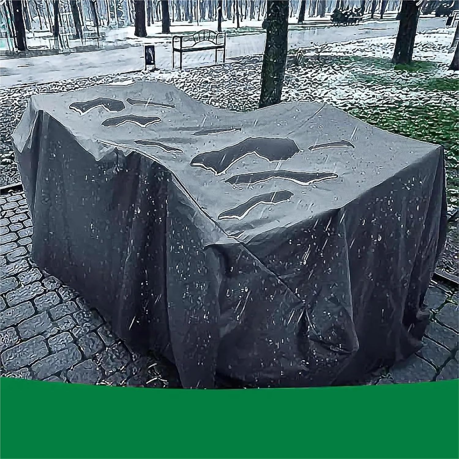Patio Sofa Cover Waterproof Covers for Outdoor Patio Furniture Dust Shields Sofas And Tables Protect Cover(210X140X80cm)