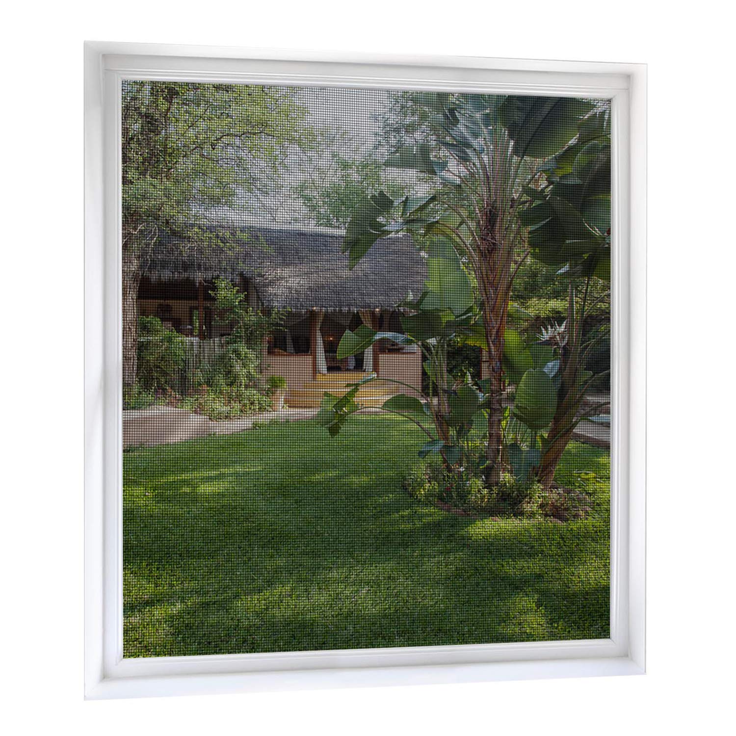 MYCARBON 2 Pcs Mosquitera para Ventana Autoadhesiva 150x180cm Blanca Anti Insectos Cortable con Cuchillo — view 11