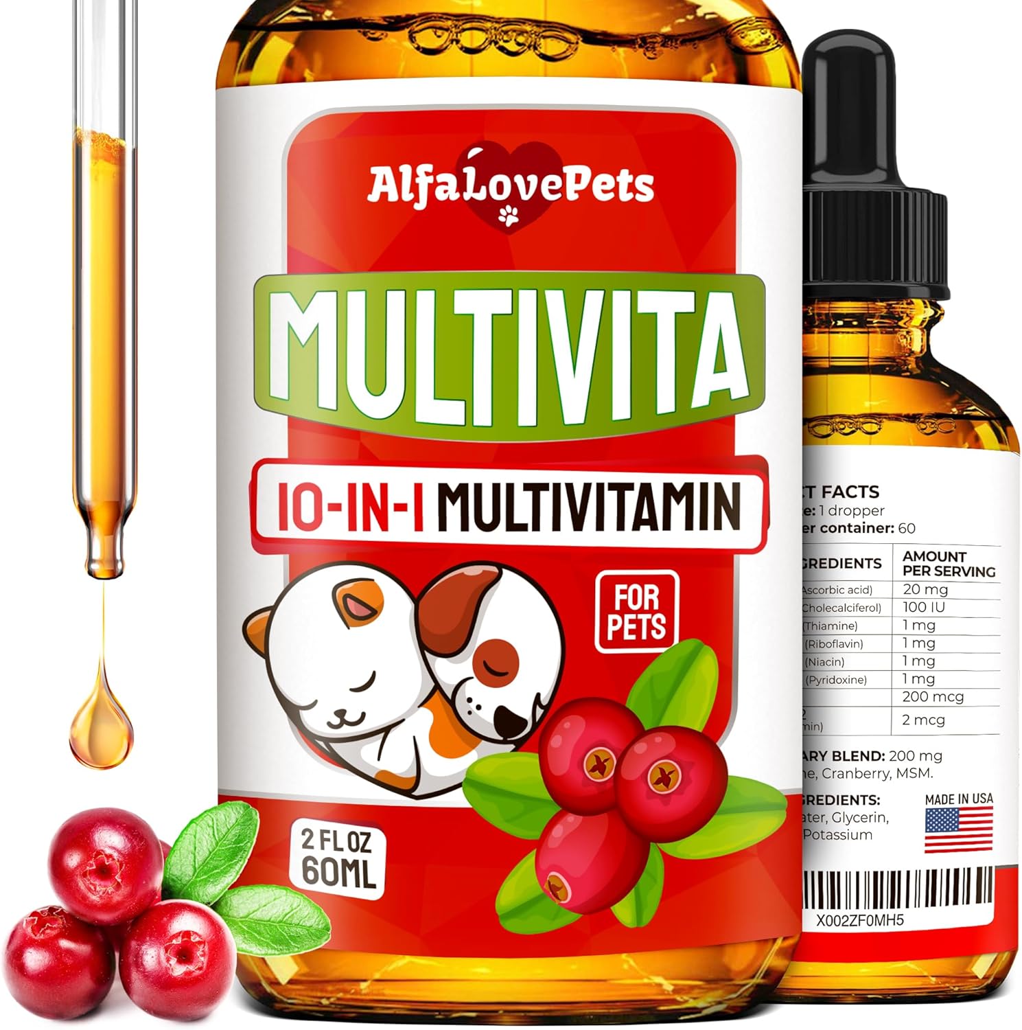 10 In 1 Cat & Dog Multivitamin Hip & Joint Vitamins For