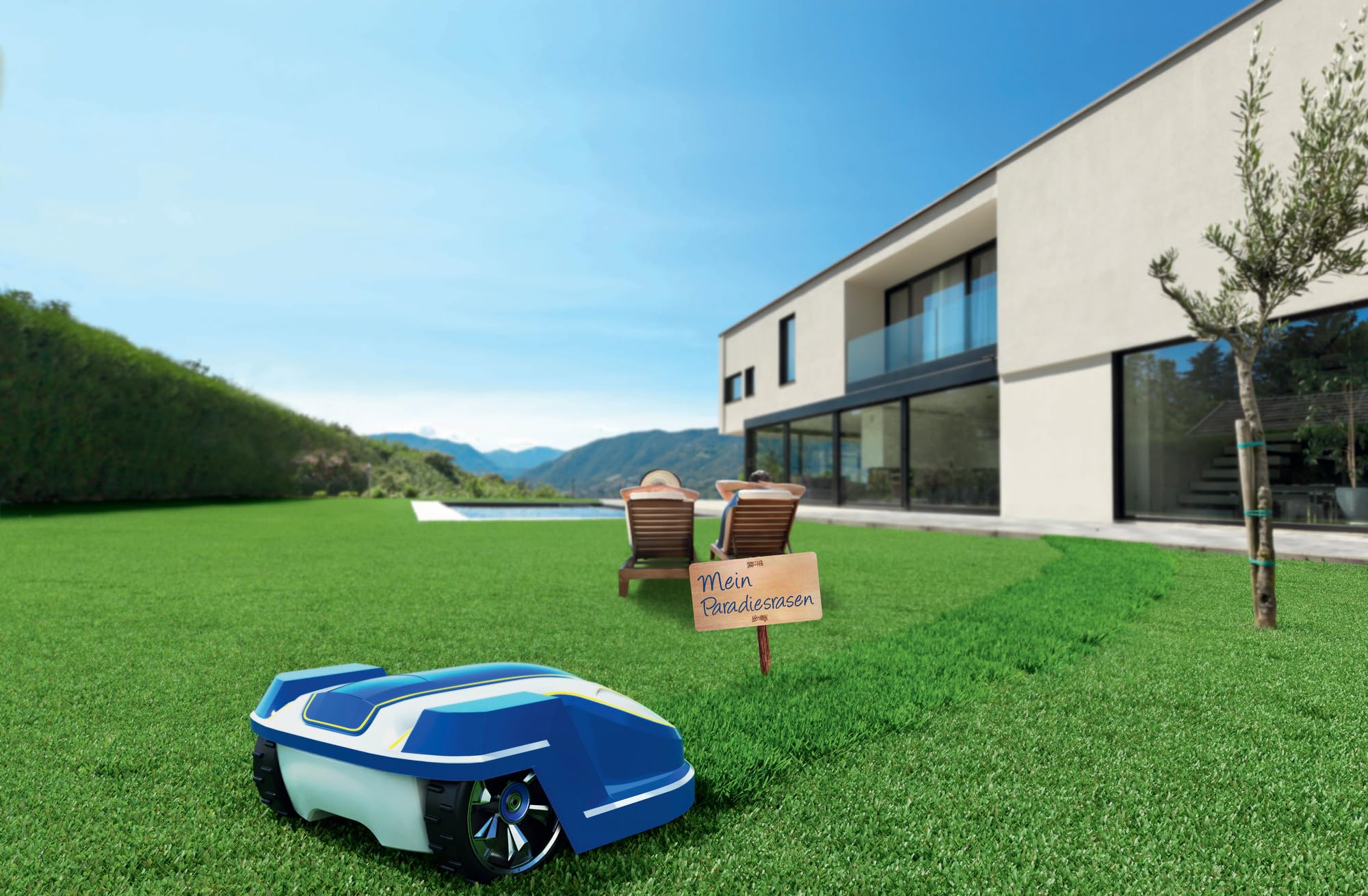 Profi Line Comfort Robo Gazon de paillage 10 kg