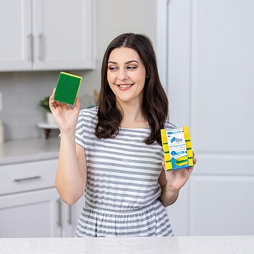 Miniatura 2 de Blue Turtle Esponjas multiusos Esponjas de limpieza para todas las superficies Esponja multifunción premium Esponjas resistentes al olor para