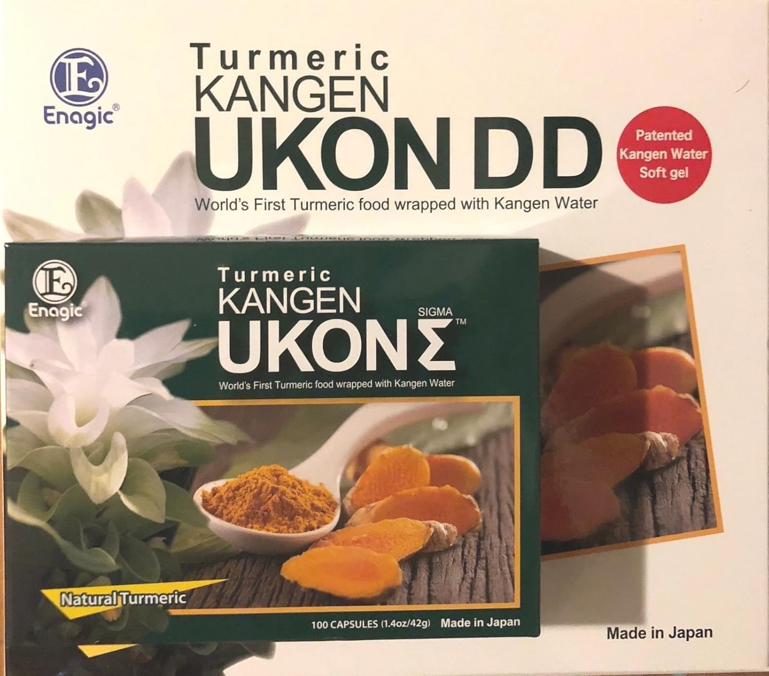 Kangen Ukon DD Tumeric Sigma 100 Capsules (New Packaging