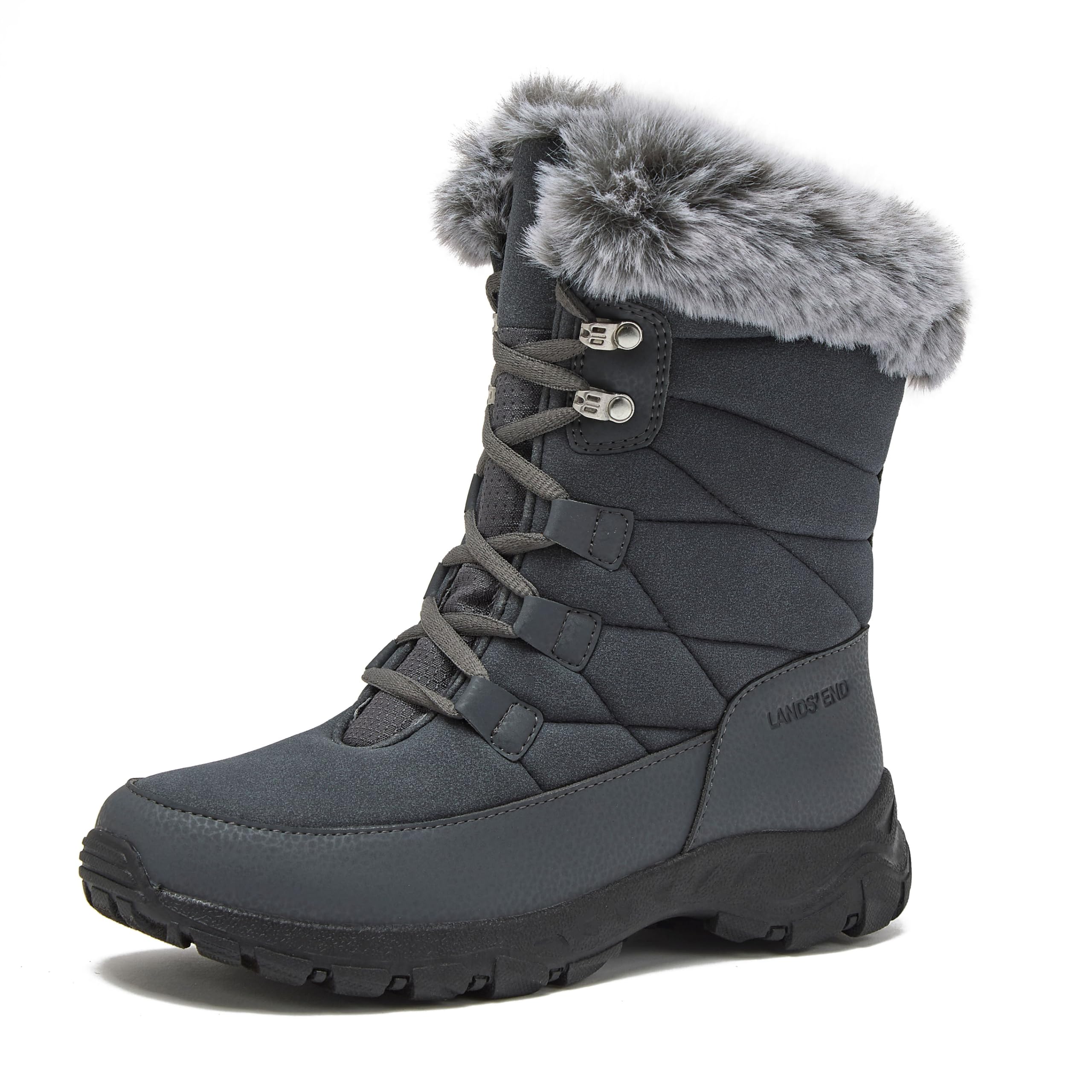 Lands' End Waterproof Insulated Womens Snow Boots