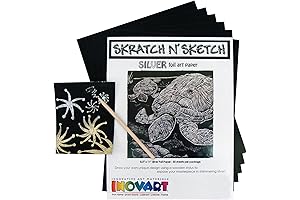 Scratch Paper Art Sheets, a Canvas for Imagination and Creativity