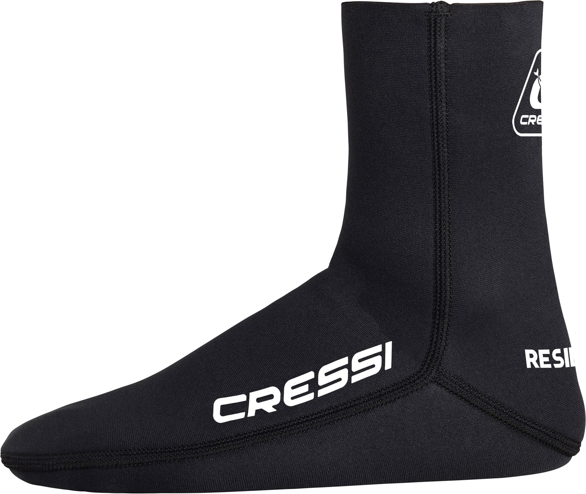 CRESSI Black Neoprene Socks Resilient - Calzari per Immersione in Neoprene Ultra Stretch Nero - Unisex Adulti - 3