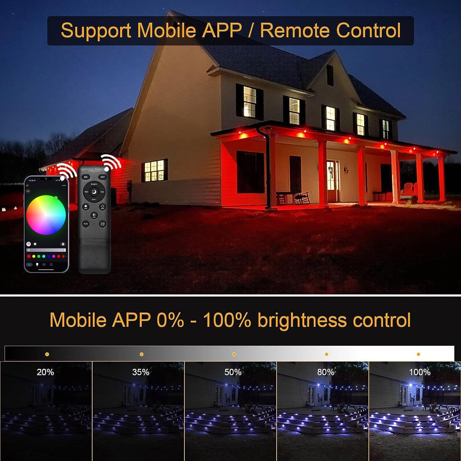 30 luci da incasso per terrazze, diametro 30 mm, 0,6 W, LED da incasso per esterni, 12 V, mini faretto a LED, con telecomando, IP67, impermeabile, compatibile con Alexa Google Home