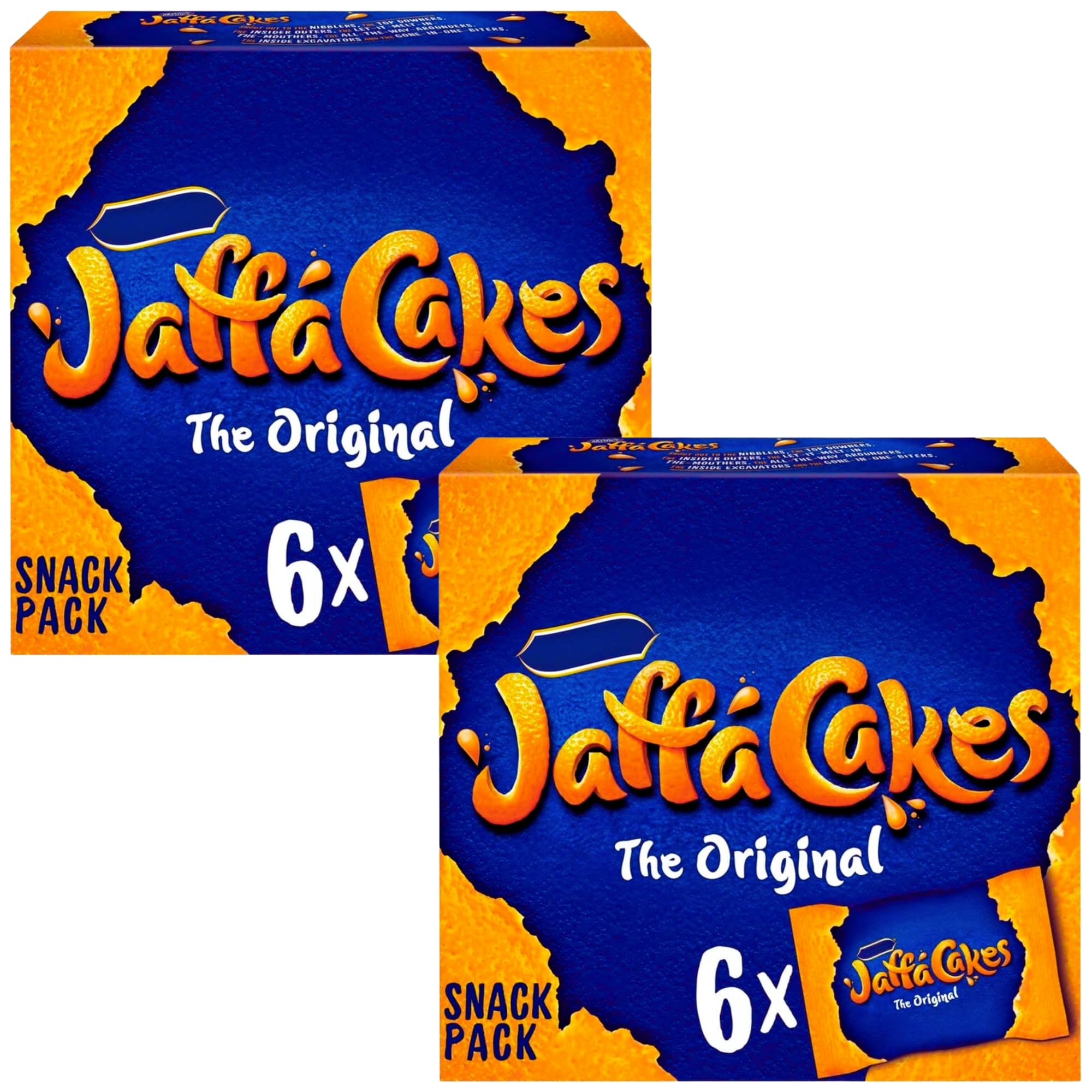 Jaffa Cakes Bundle With Jaffa Cakes The Original Handy Packs 6 x Packs of 3 198g (2 Pack)