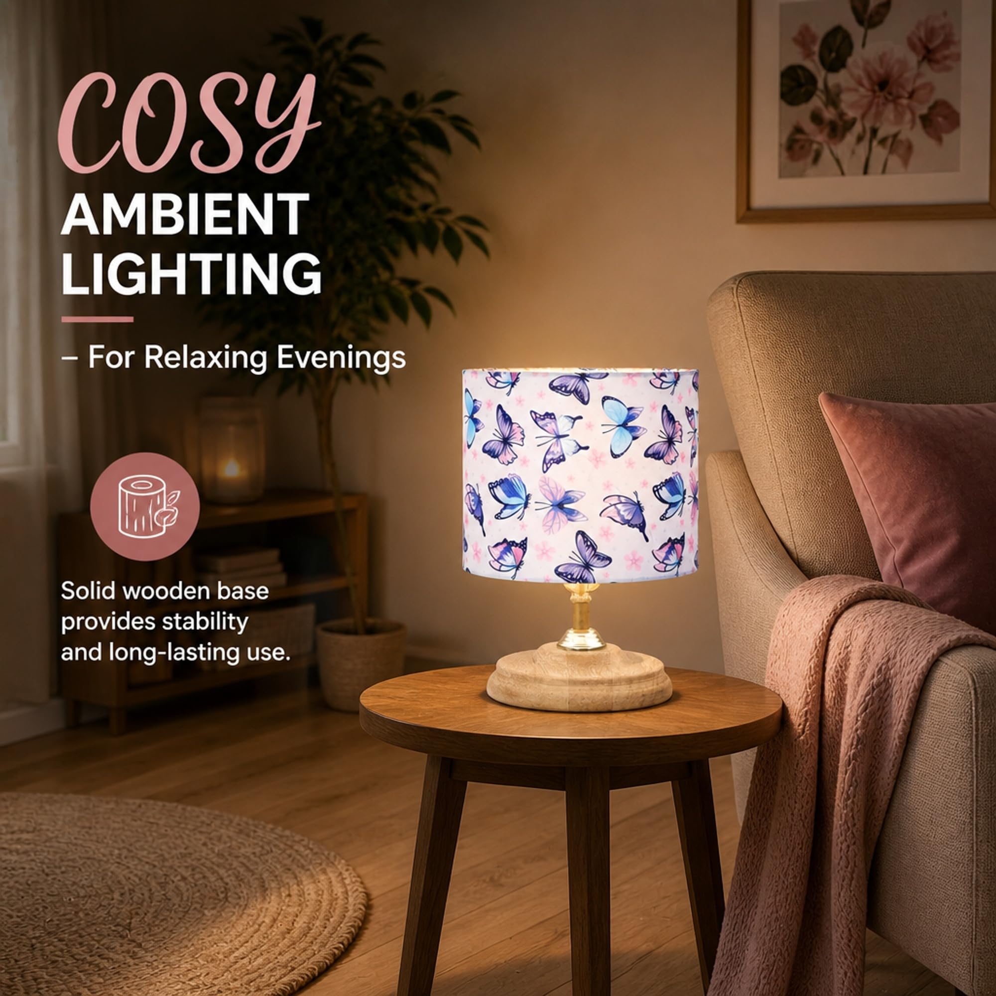 Tu Casa Butterfly Table Lamp - Warm Lighting -3 Tu Casa Butterfly Table Lamp - Warm Lighting -3