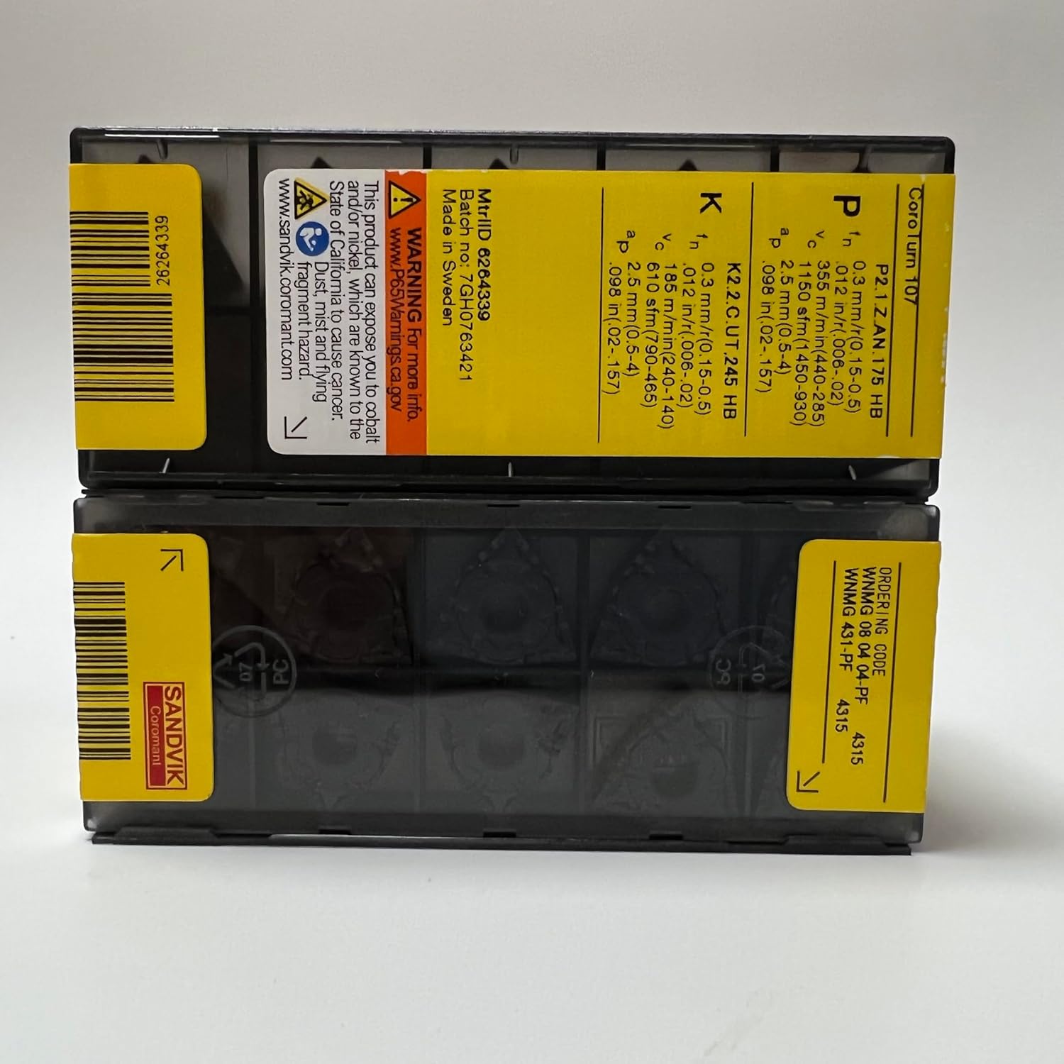 WNMG080404-PF 4315 Carbide Blades Pack of 10