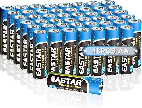 Miniatura 7 de EASTAR BTS Paquete de 20 pilas AA de alta capacidad, 1,5 V, doble A, batería alcalina AA de larga duración, diseño a prueba de fugas