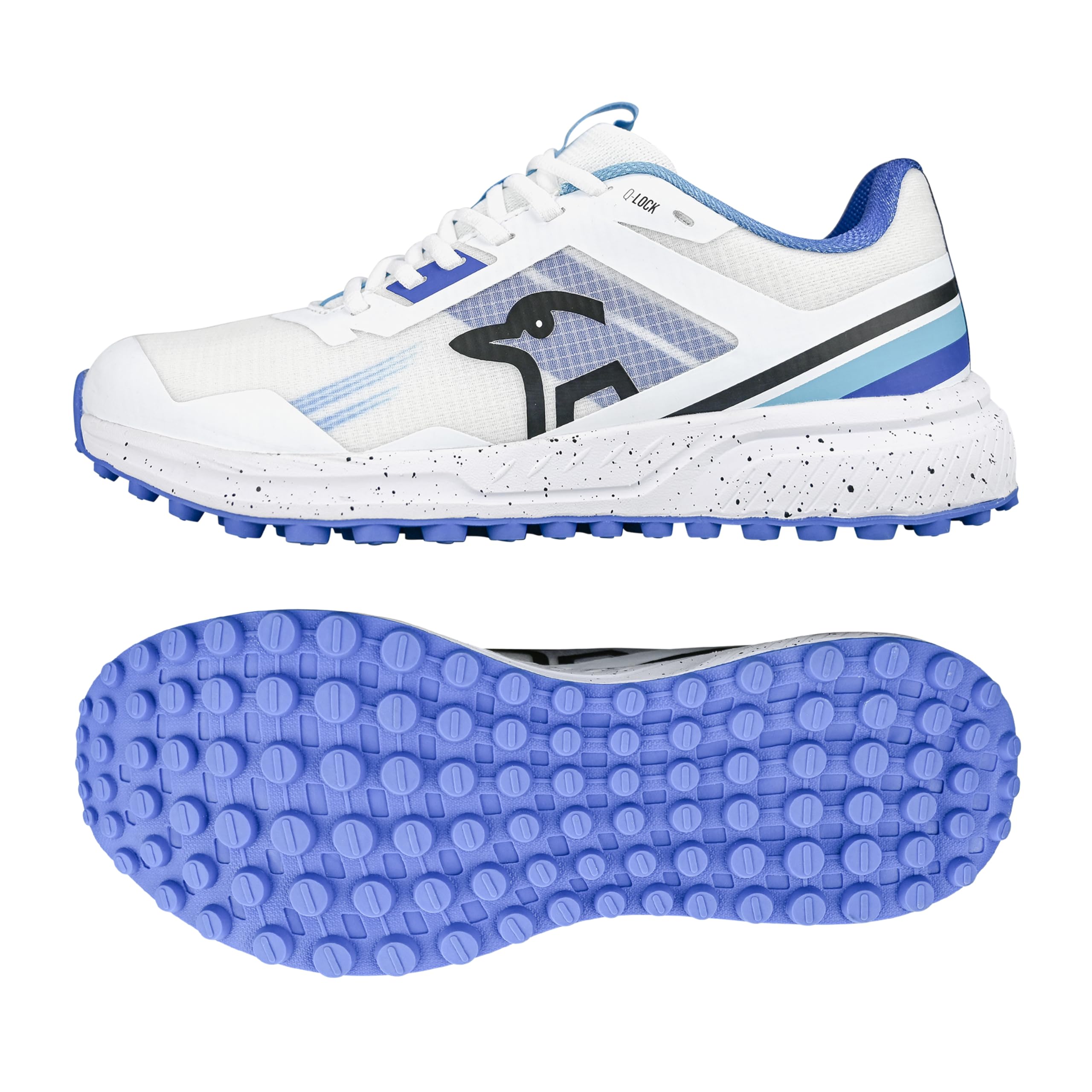 Kookaburra KC 2.0 Rubber Sole Cricket Shoe - Blue/Sky - 9
