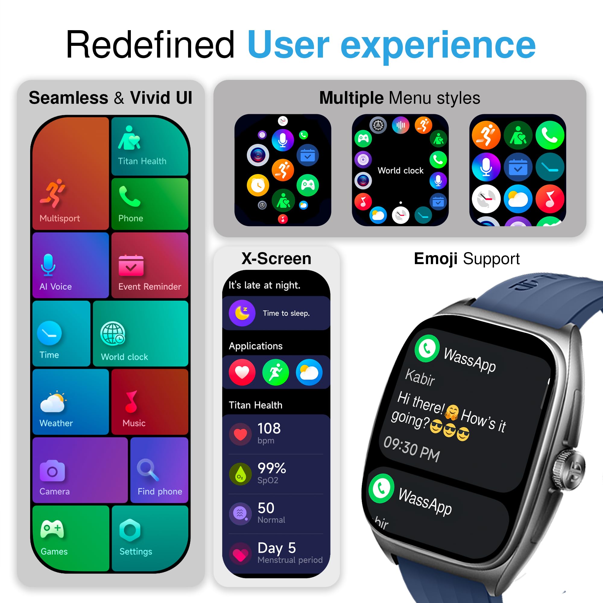 Titan Evolution Smartwatch Comes with 1.85” AMOLED Display with