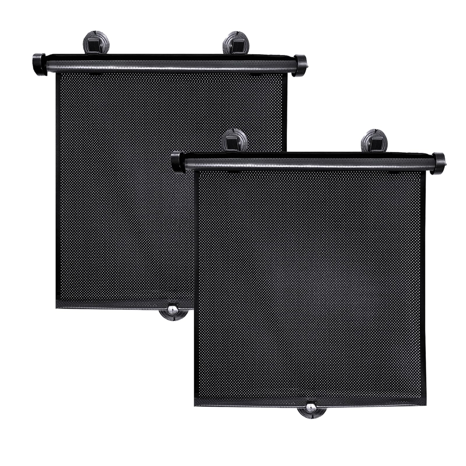 2 Pack Car Window Shades Retractable Car Curtains Window Covers Protect Baby Kids Sun Shade for Car Window UV and Sun Glare Protection Accessories 20" x 20" (XL)