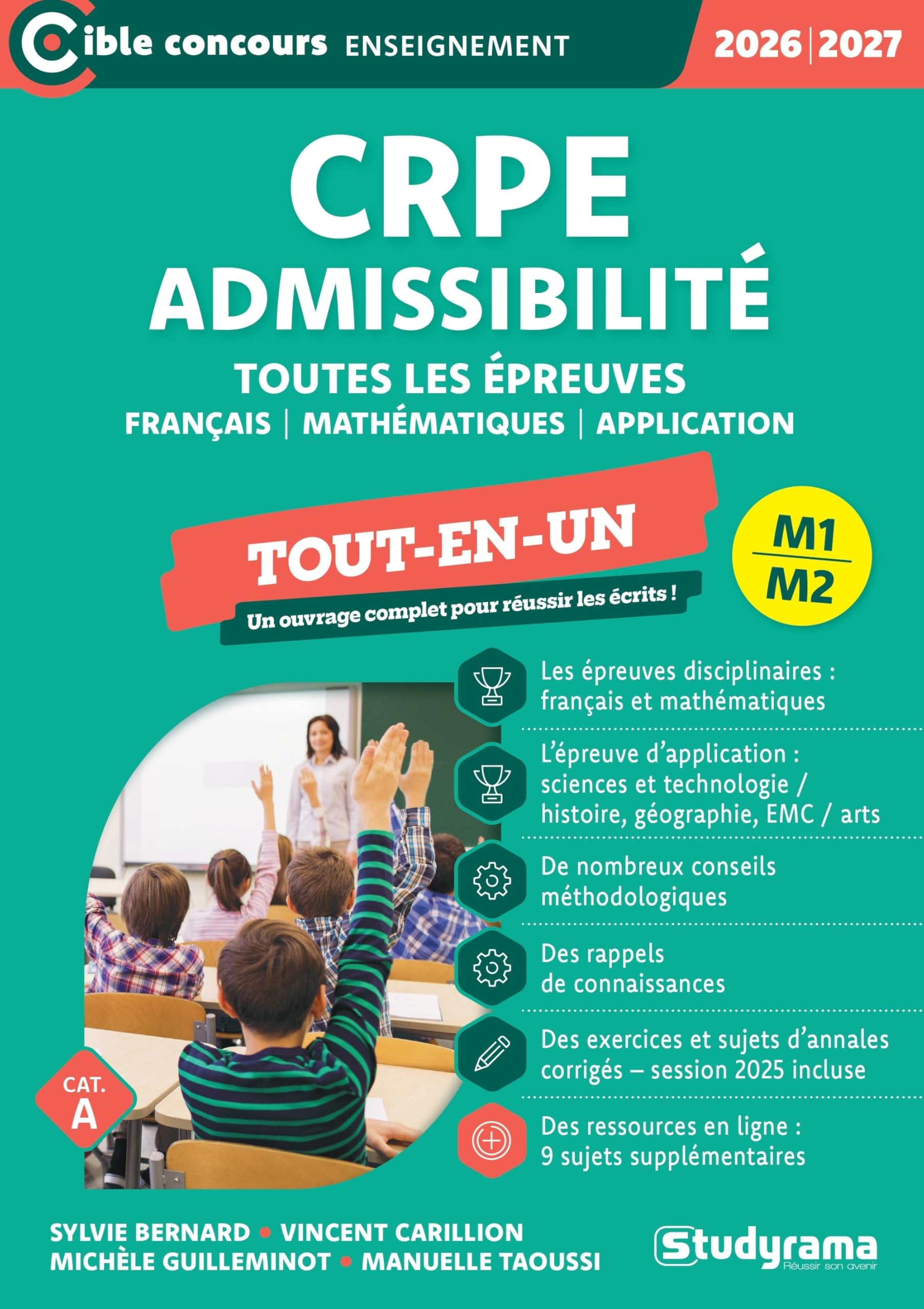 CRPE – Admissibilité – Toutes les épreuves (Concours 2026-2027): Tout-en-un – Sujets 2025 inclus