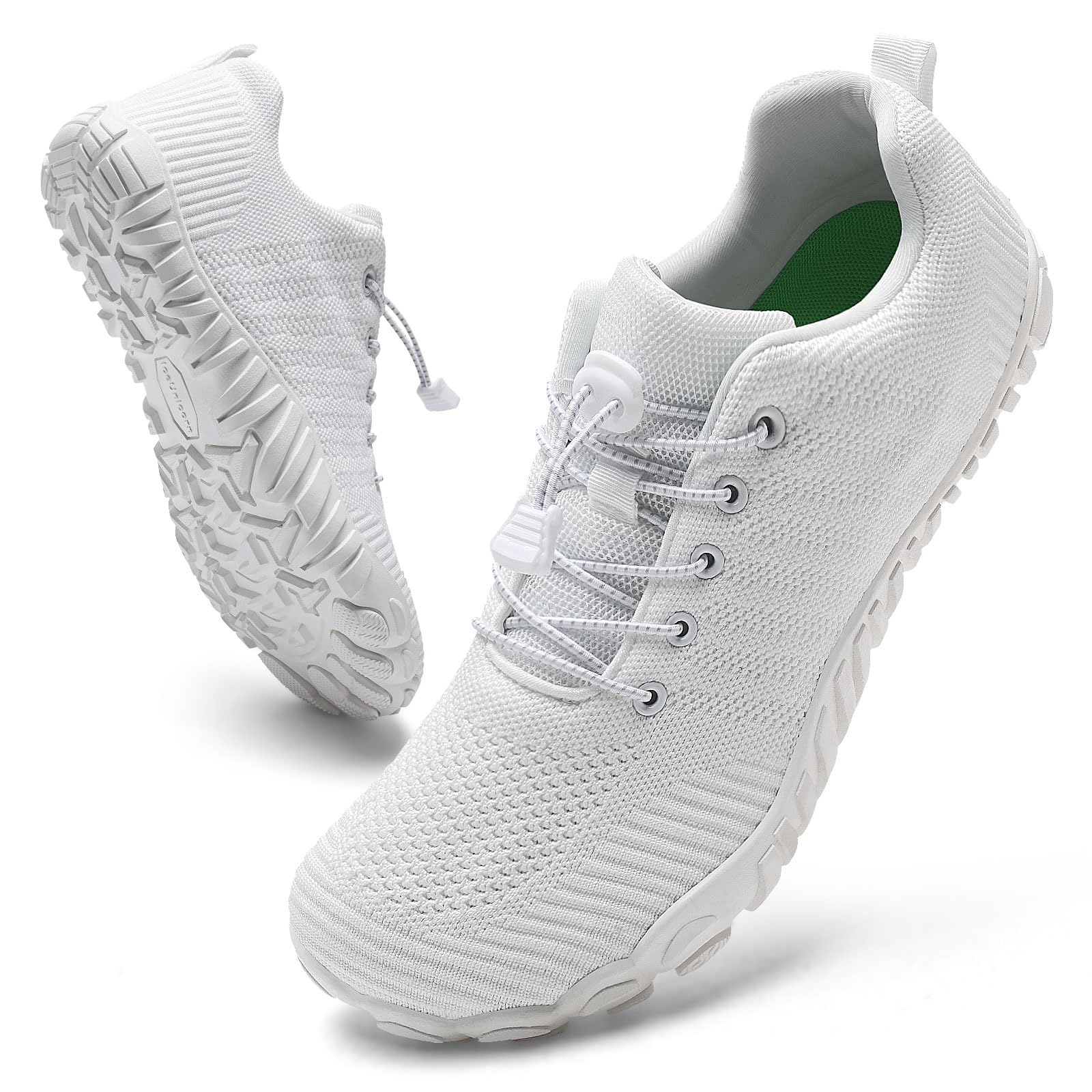 IceUnicorn Barfußschuhe Damen Herren Breite Traillaufschuhe Zehenschuhe Unisex Schwimmschuhe Strandschuhe Aquaschuhe