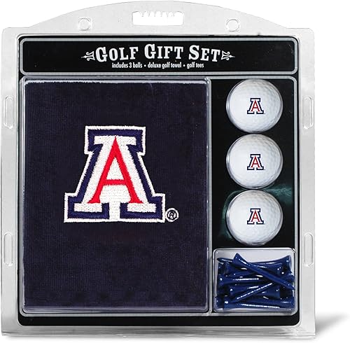 Miniatura 7 de Team Golf NCAA Juego de regalo de toalla de golf bordada, 3 pelotas de golf y 14 tees de golf de 2-3/4 pulgadas (tamaño reglamentario), toalla