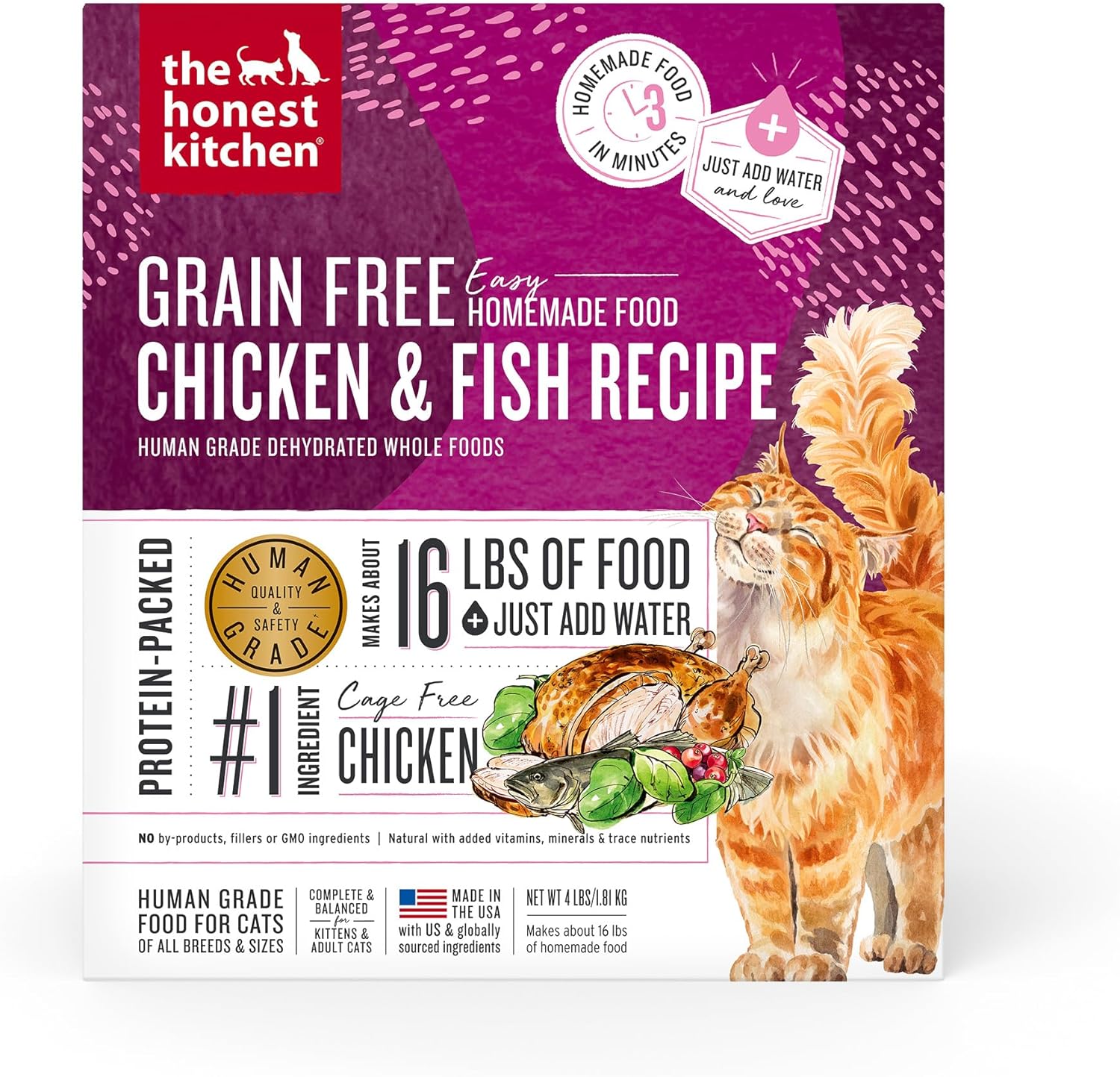 Unleash the Purity: A Review of Honest Kitchen’s Grain-Free Chicken & Fish Cat Food