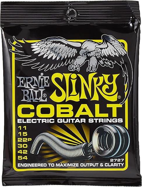 Ernie Ball Beefy Slinky Cobalt Electric Guitar Strings - 11-54 Gauge