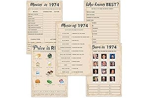 50th Birthday Party Games for Adults: A Nostalgic Trip to 1974