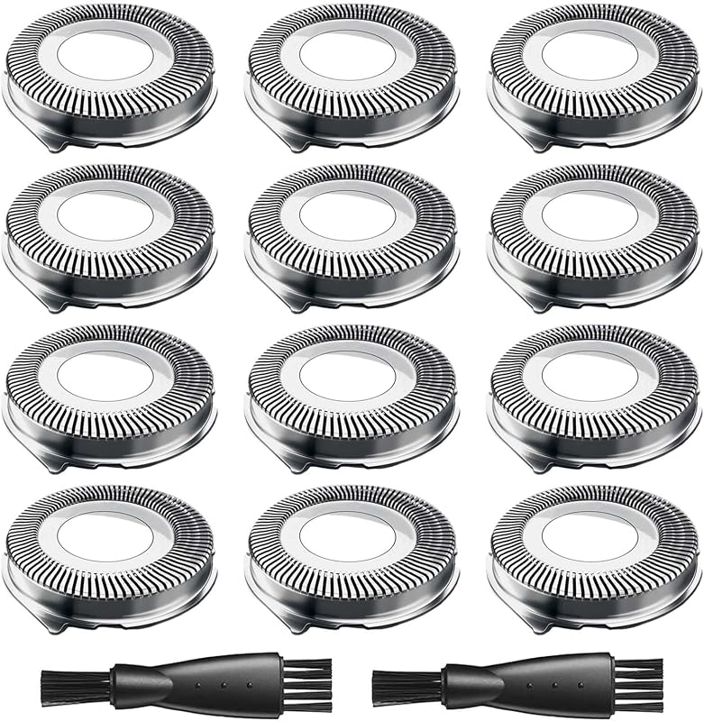 Cabeças de reposição SH30 uijino para barbeadores Philips Norelco Séries 3000, 2000 e 1000, pacote com 12