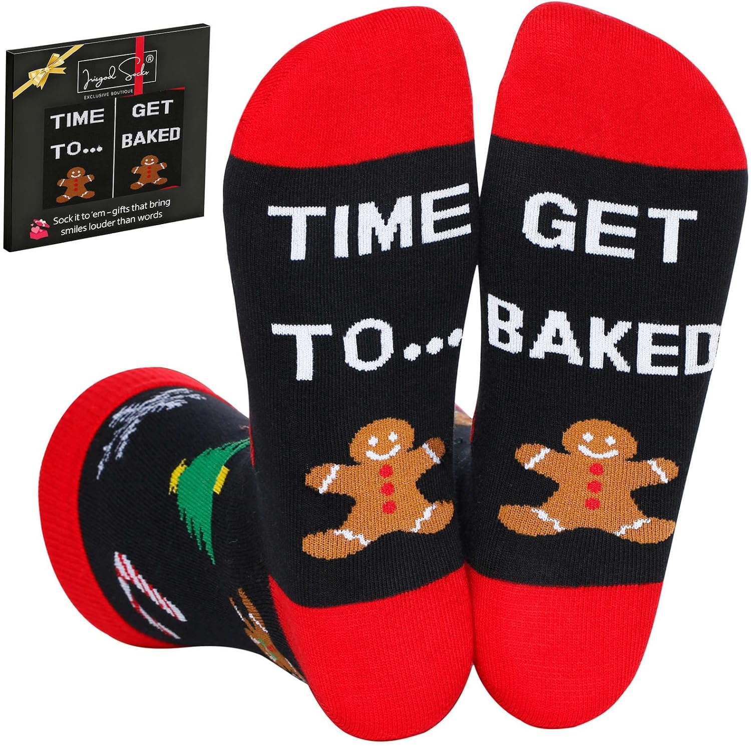 Funny Christmas Socks for Men & Women - Novelty Xmas Gifts - Cool Stocking Stuffers