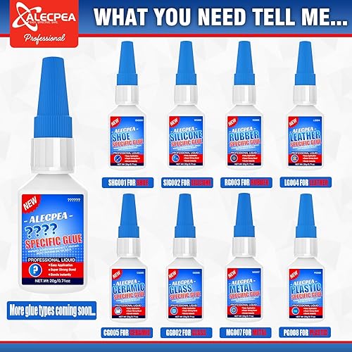 Miniatura 26 de ALECPEA Pegamento de vidrio de 1.06 oz – Adhesivo de secado rápido y resistente a la intemperie para reparación de vidrio, joyas, arte, cristal