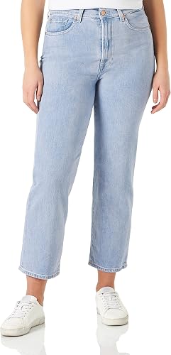 7 For All Mankind Logan Stovepipe Jeans, Light Blue, Regular De Las Mujeres