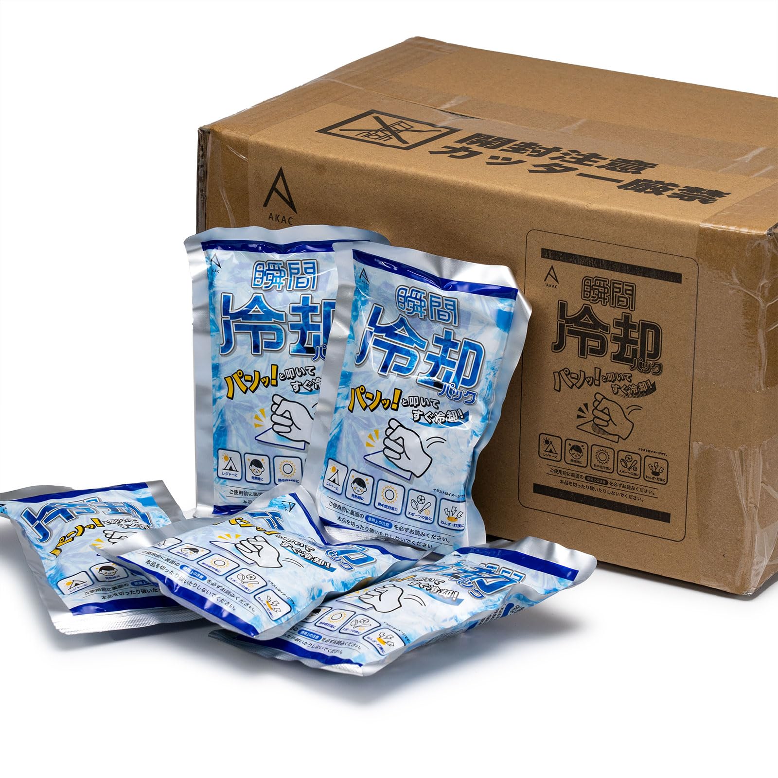 Amazon.co.jp: 【まとめ買い50個セット】TANOZ AKAC 瞬間冷却パック