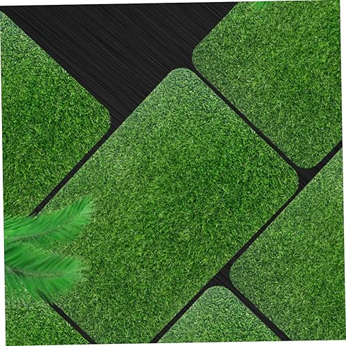 Miniatura 4 de GANAZONO Alfombra de césped para perro, alfombra de pasto para entrada, césped artificial para perros, césped artificial, césped artificial, césped