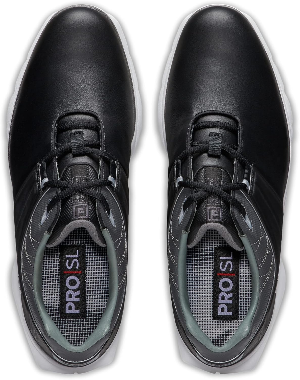 FootJoy Men's Pro|SL Golf Shoes Black/Charcoal/Light Blue 7.5 X-Wide