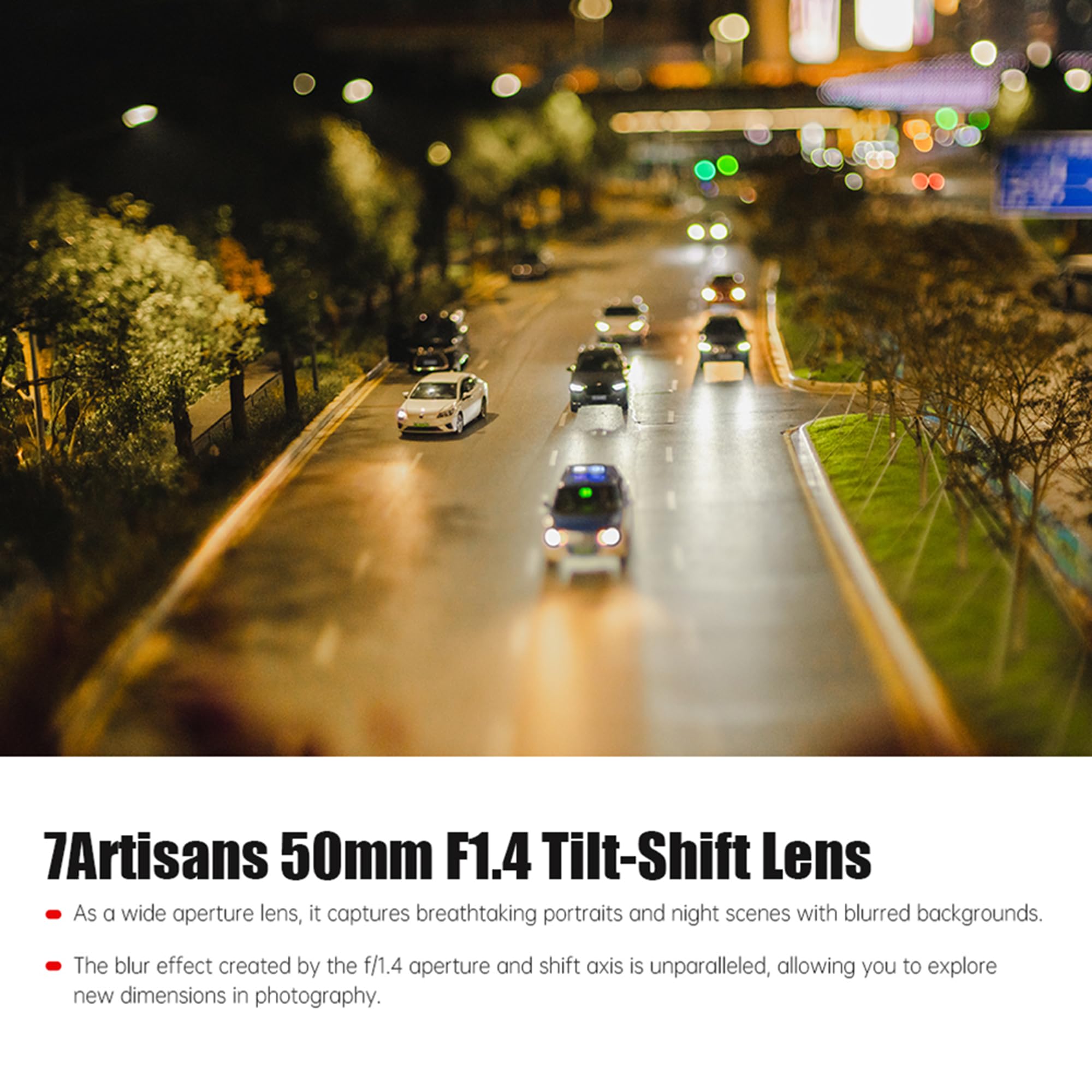 Amazon.com : 7artisans 50mm F1.4 APS-C Tilt-Shift Prime Lens for