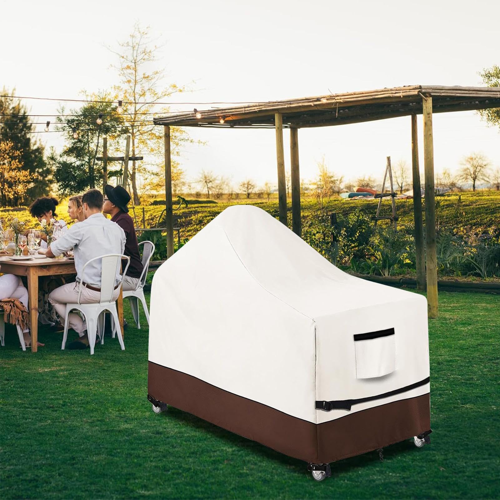 Na Do Barbecue Ochrona Odporna Na Blaknięcie | Ochronny Do Użytku Na Zewnątrz Na Taras W Ogrodzie Na Kemping Na Piknik W Porze Deszczowej Zimą Latem Na Wakacje
