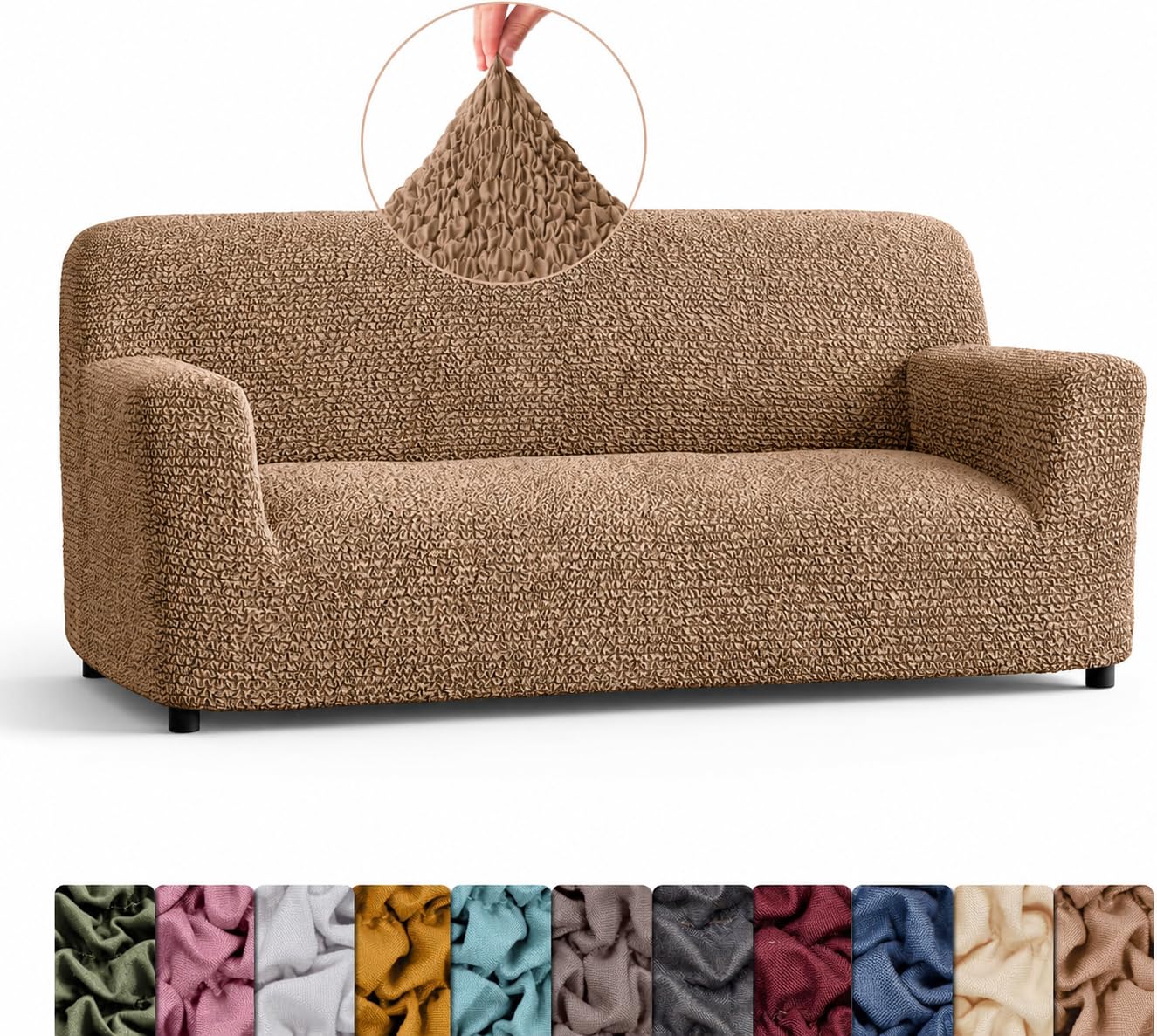Bellissima Sofa Covers - Luxury Microfiber Slipcover -11