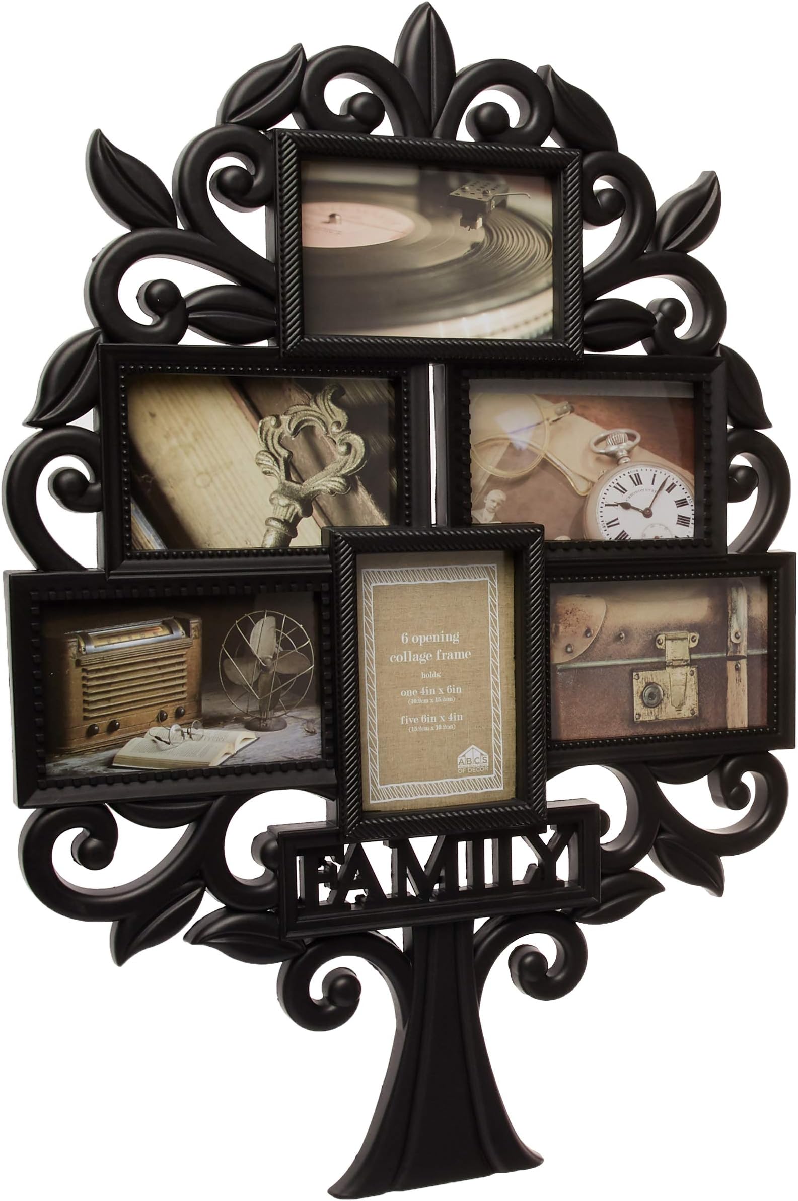 Boston Warehouse Family Tree Collage Wall Frame