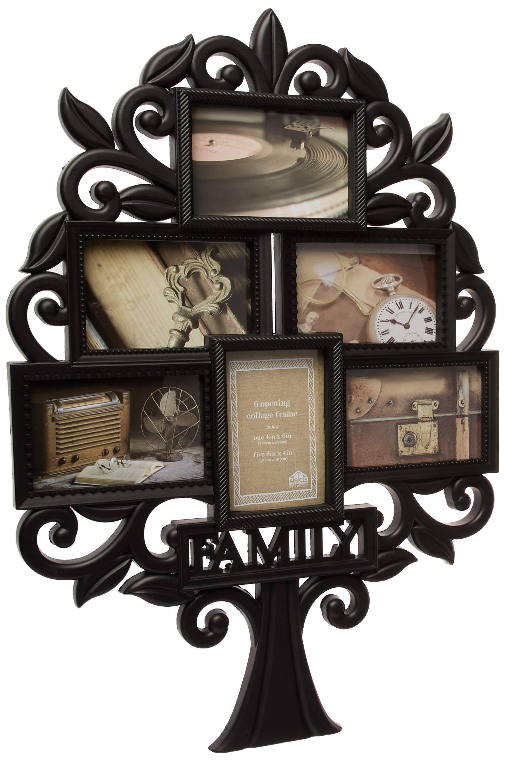 Boston Warehouse Family Tree Collage Wall Frame