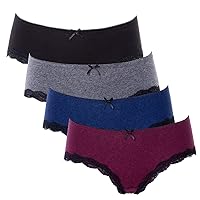 Algopix Similar Product 12 - ATTRACO Hipster Underwear Womens