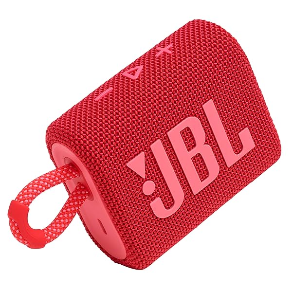 JBL Go 3 - Portable Mini Bluetooth Speaker, big audio and punchy bass, IP67 waterproof and dustproof, 5 hours of playtime, speaker for home, outdoor and travel (Blue)