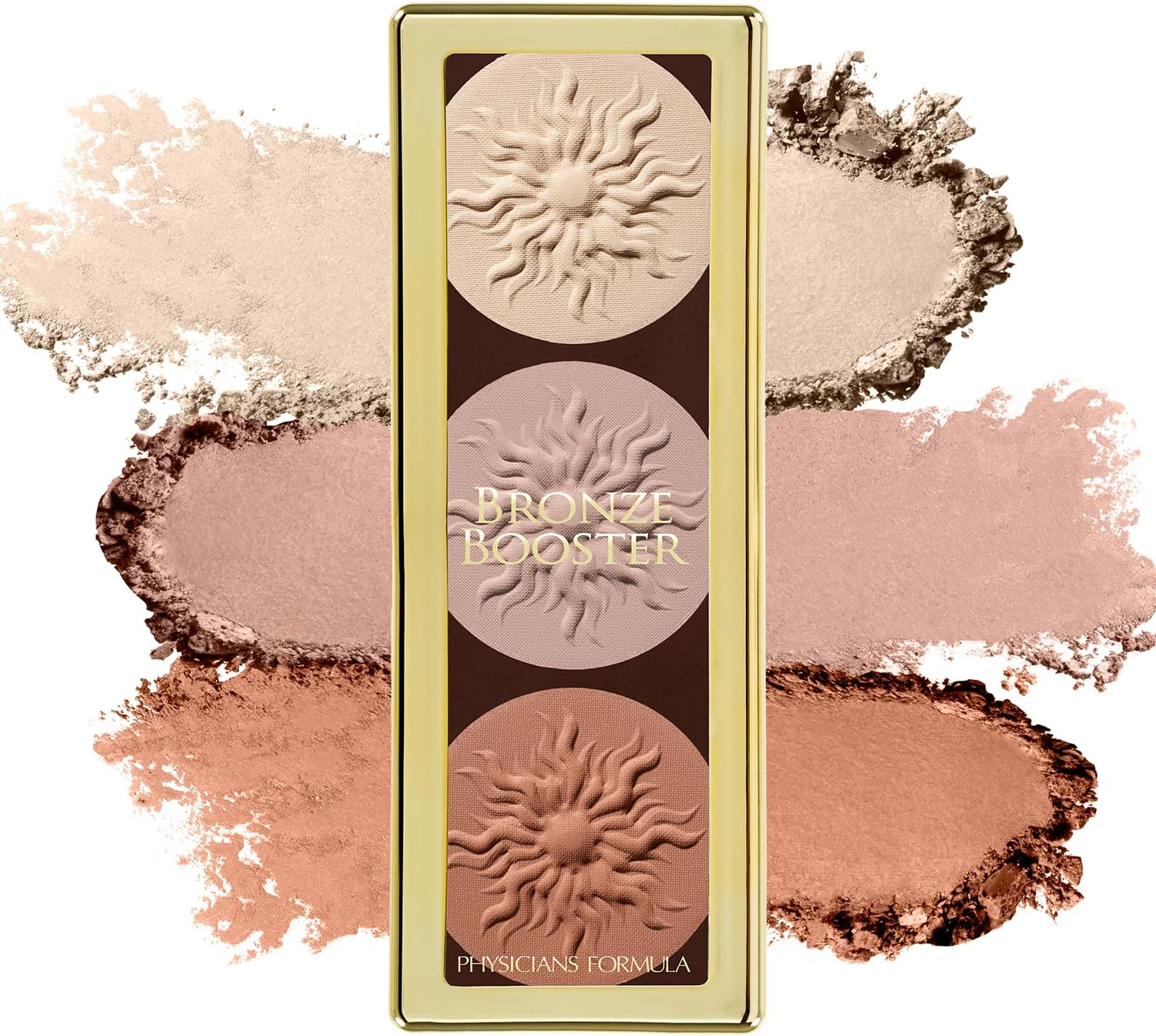 Bronze Booster Highlight & Contour Palette with Brush, Blendable & Buildable Finish - Matte Sculpting