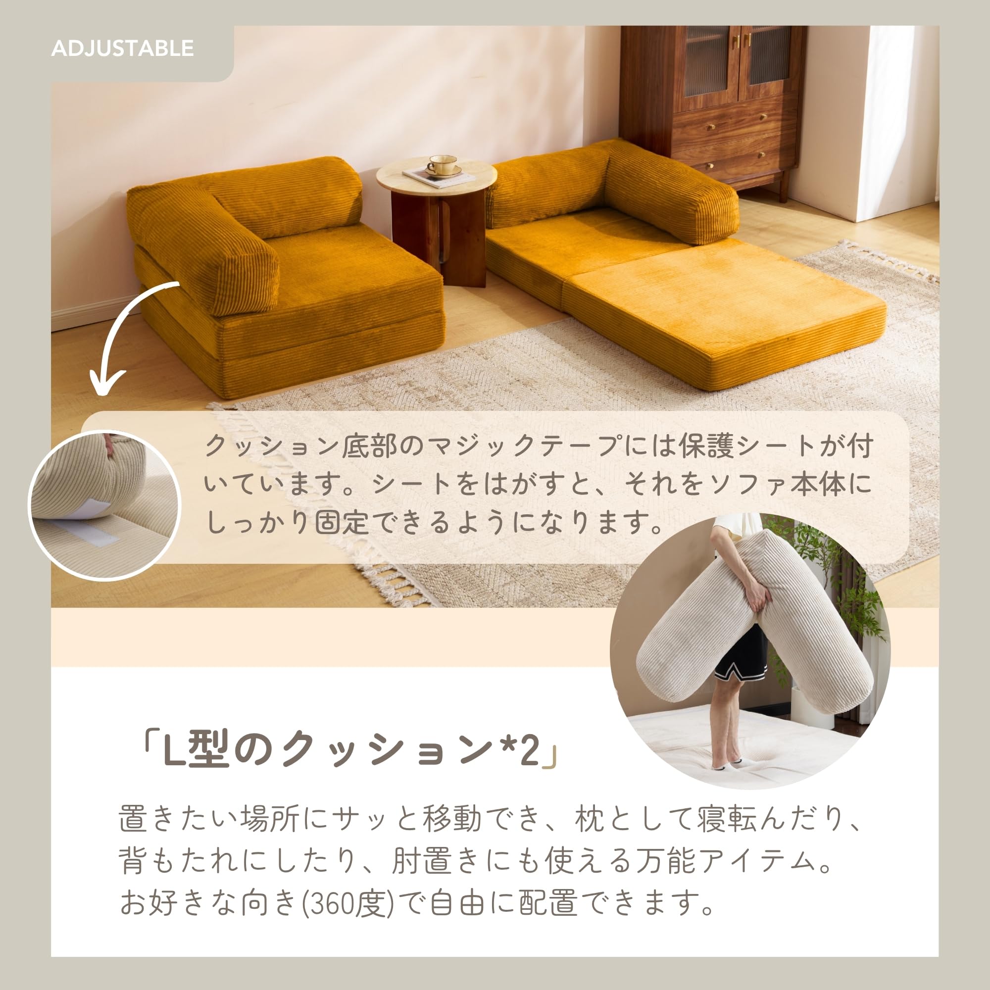 Amazon｜【幅180cm】 ソファベッド 組立て不要 二人掛け 三人掛け 