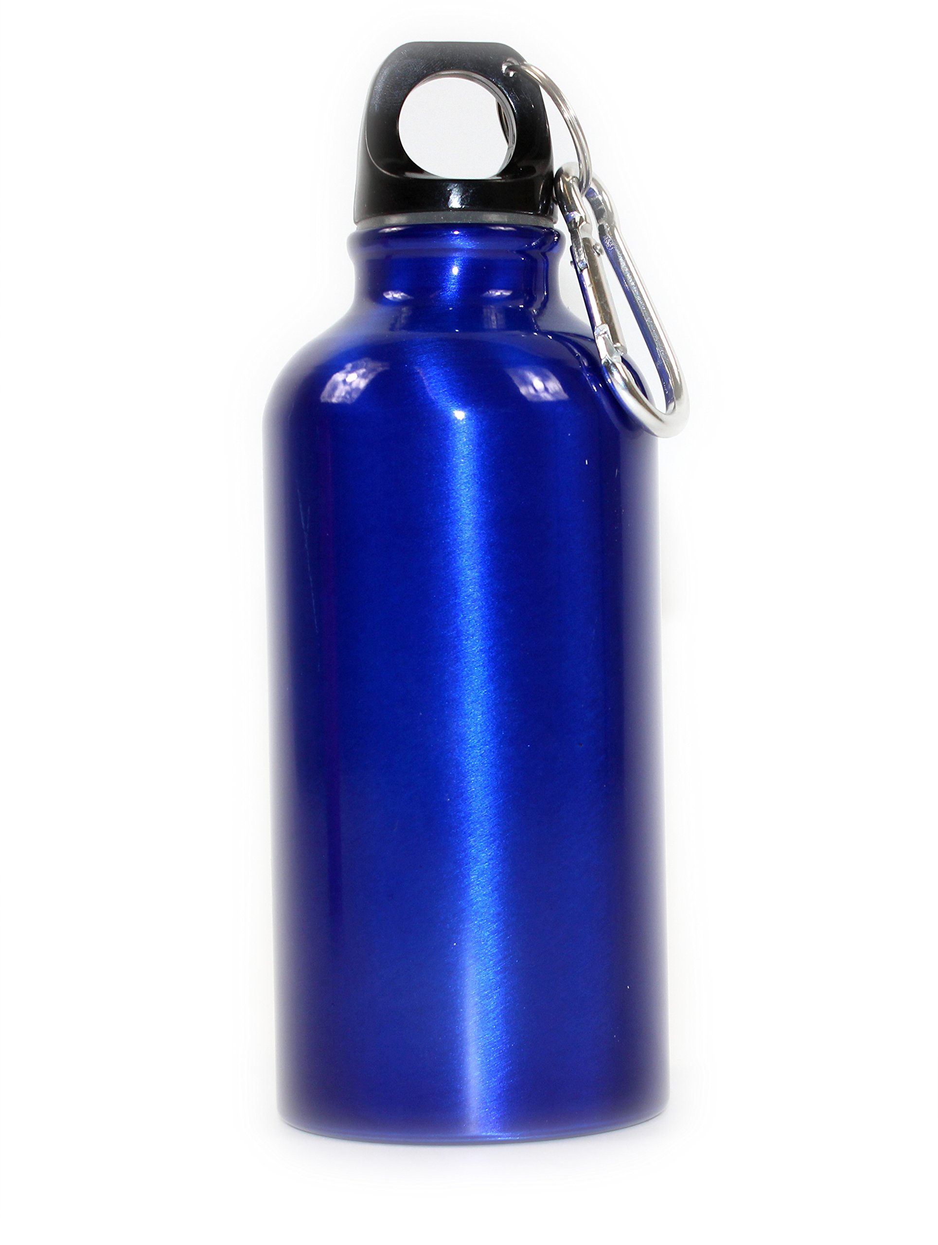Borraccia in alluminio con moschettone, 750 ml, no box 20427