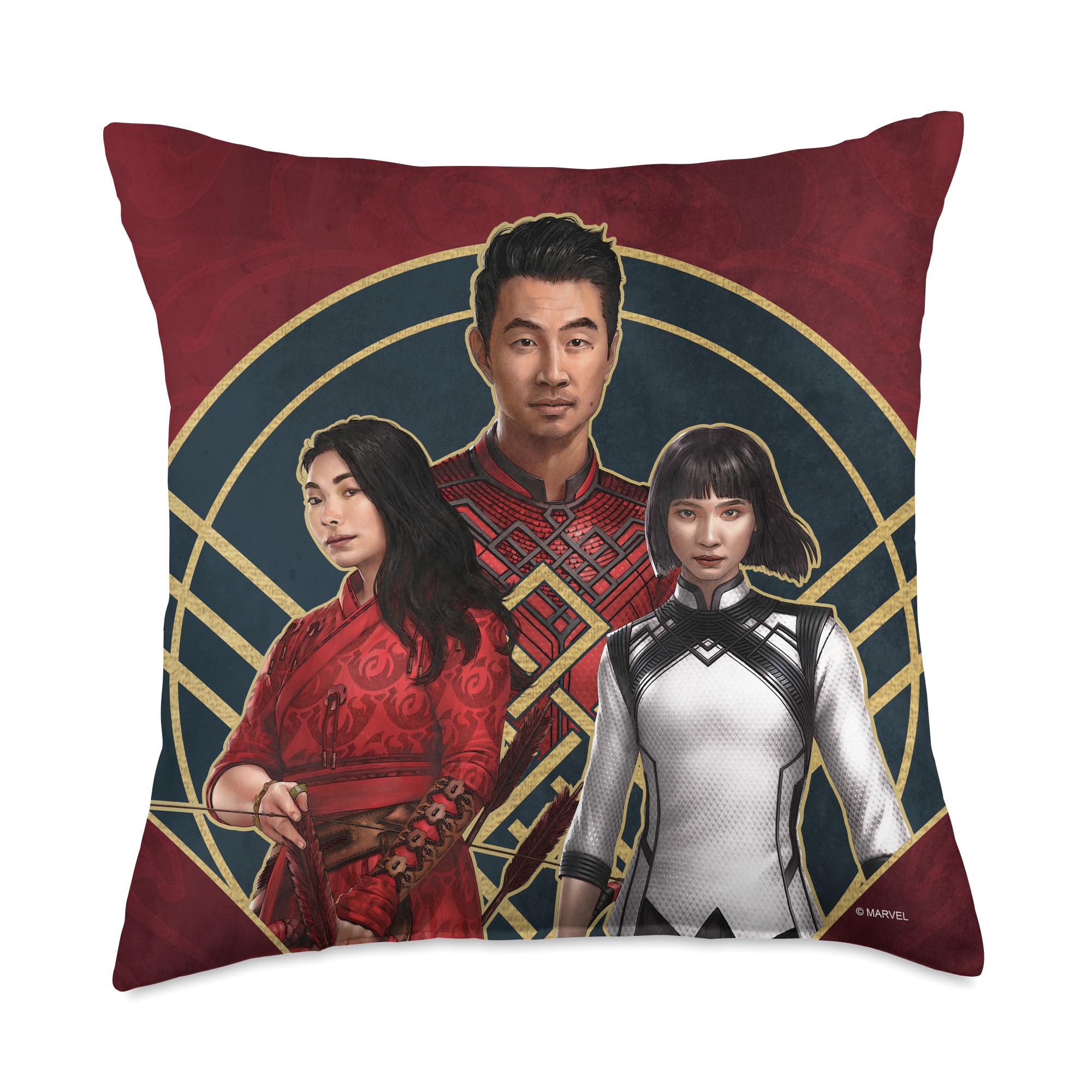Coussin Shang-Chi Marvel multicolor 45x45 cm pour decoration de salon